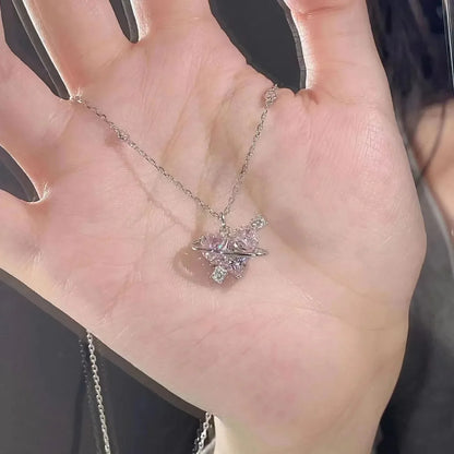 ハート型ロックモチーフネックレス💘